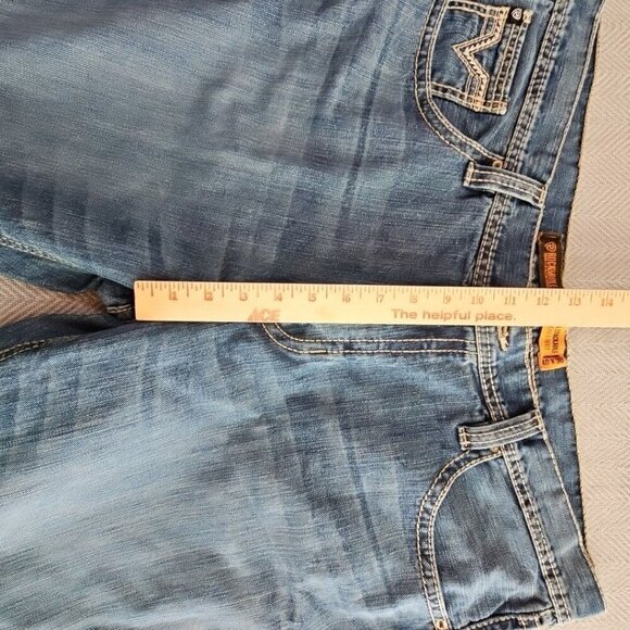 Rock & Roll Denim® Men's Raised Denim Stackable Dark Jeans BMTBD03103 Western - Picture 13 of 16